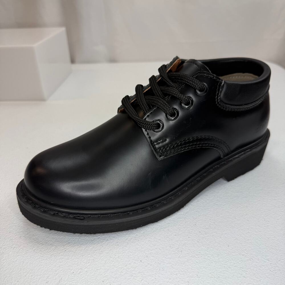 DieHard Black Leather Work Shoes – Men’s Size 7EE Wide – Lace‑Up Safety